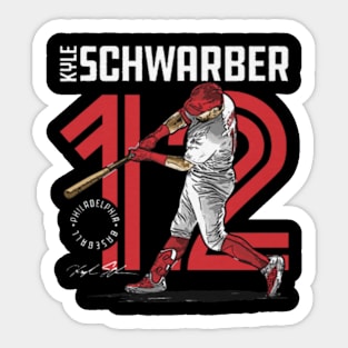 Kyle Schwarber Philadelphia Inline Sticker